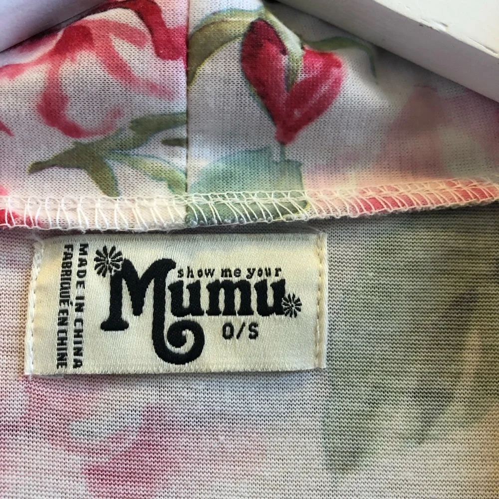 Show Me Your MuMu Floral Garden Of Blooms Brie Robe One Size - Picture 5 of 5